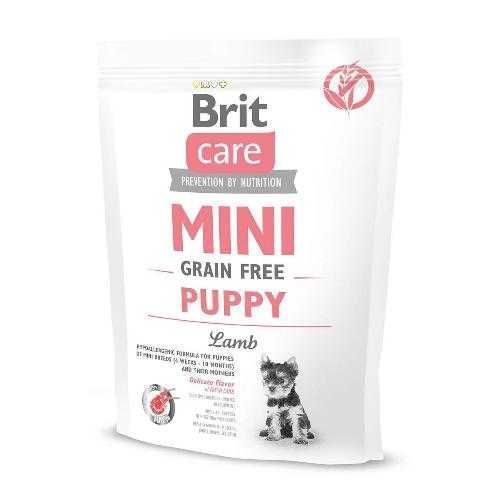 Brit Care GF Mini Puppy Lamb 0.4 кг сухой корм для щенков собак мини.
