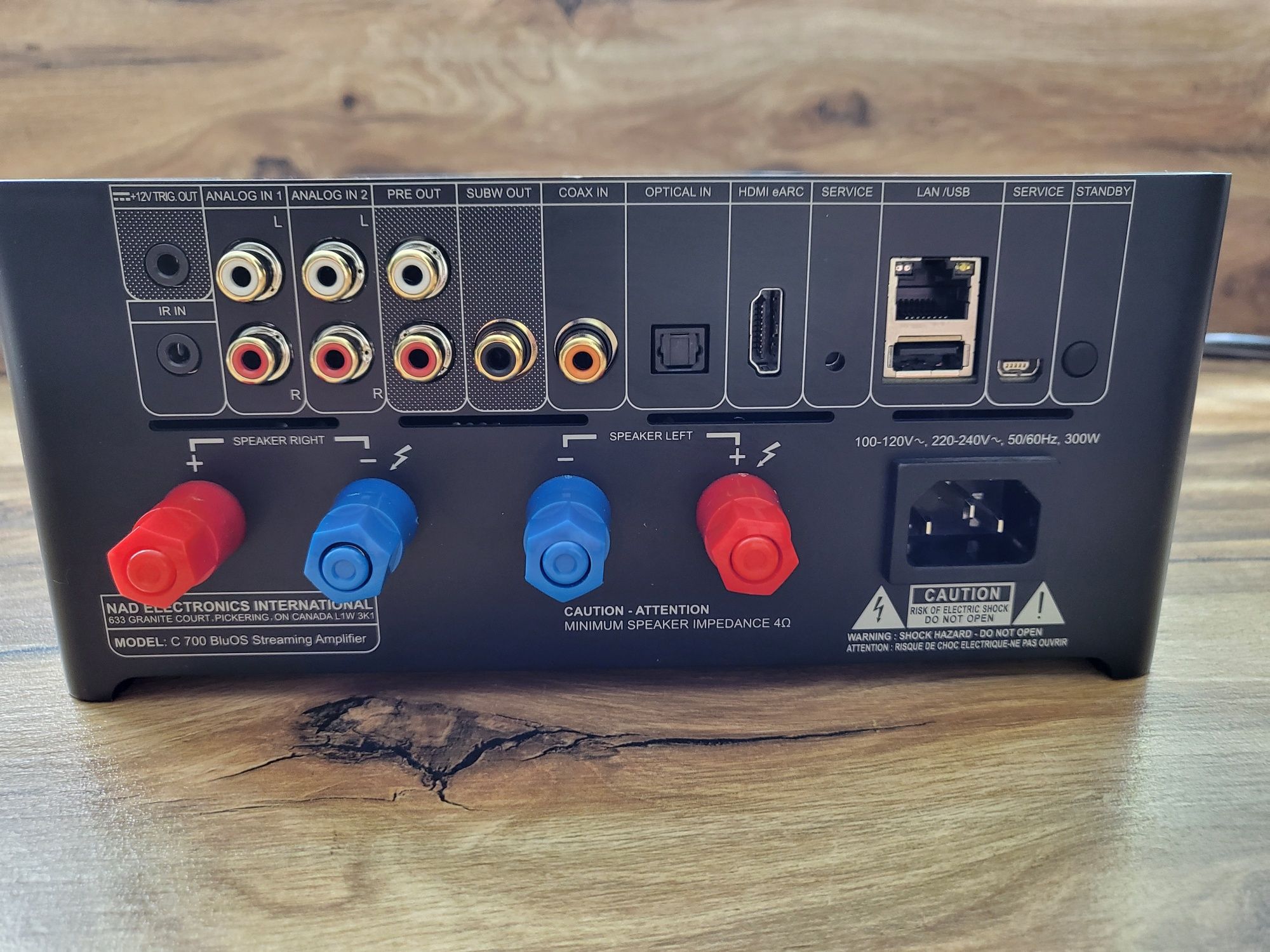 Wzmacniacz nadC 700+Polk Reserve R500