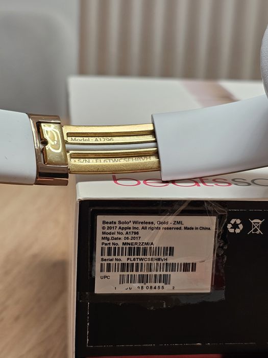 Słuchawki bezprzewodowe Beats by dr Dre Solo 3 Wireless Gold 3.0