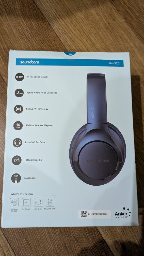 SoundCore by Anker Life Q20 безпровідні Bluetooth навушники бездротові