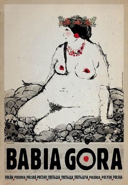 Plakat Babia Góra Polska Ryszard Kaja
