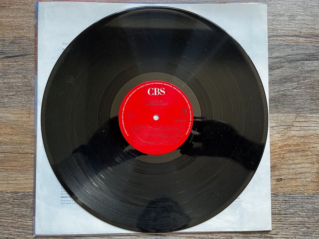 The Bangles – Different Light (1985, CBS 26659)