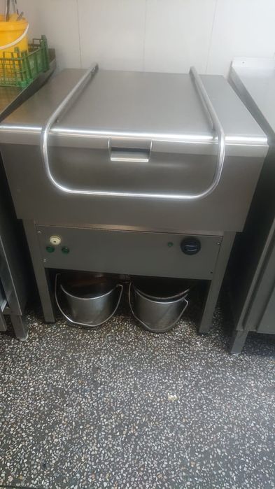 Patelnia elektryczna "Kromet" 000.PE-040x ( z elektrycznym uchyłem