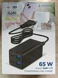 Gembird USB PD USB typu C, 4x USB 65W Czarny