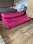 Materac sofa dziecieca rozowa
