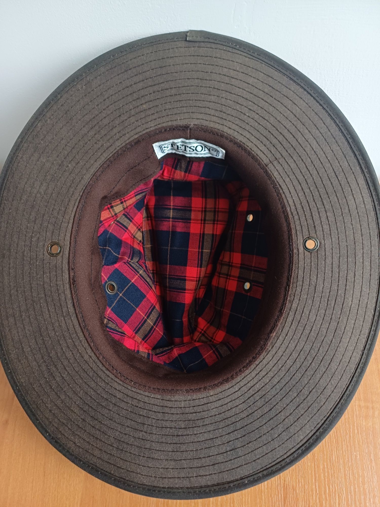 Винтажная шляпа STETSON ( оригинал) вощеный котон 54-55 см