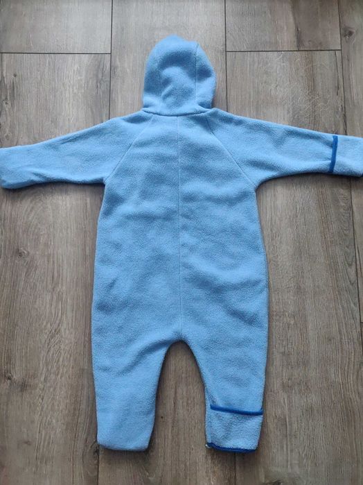 Флисовый человечек - пижама Pistachio на 2 года, голубого цвета