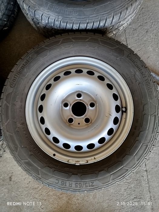 Koła Stalowe Vw T5,T6 6,5Jx16 (5x112,ET51)+Opony Continental215/65/16C