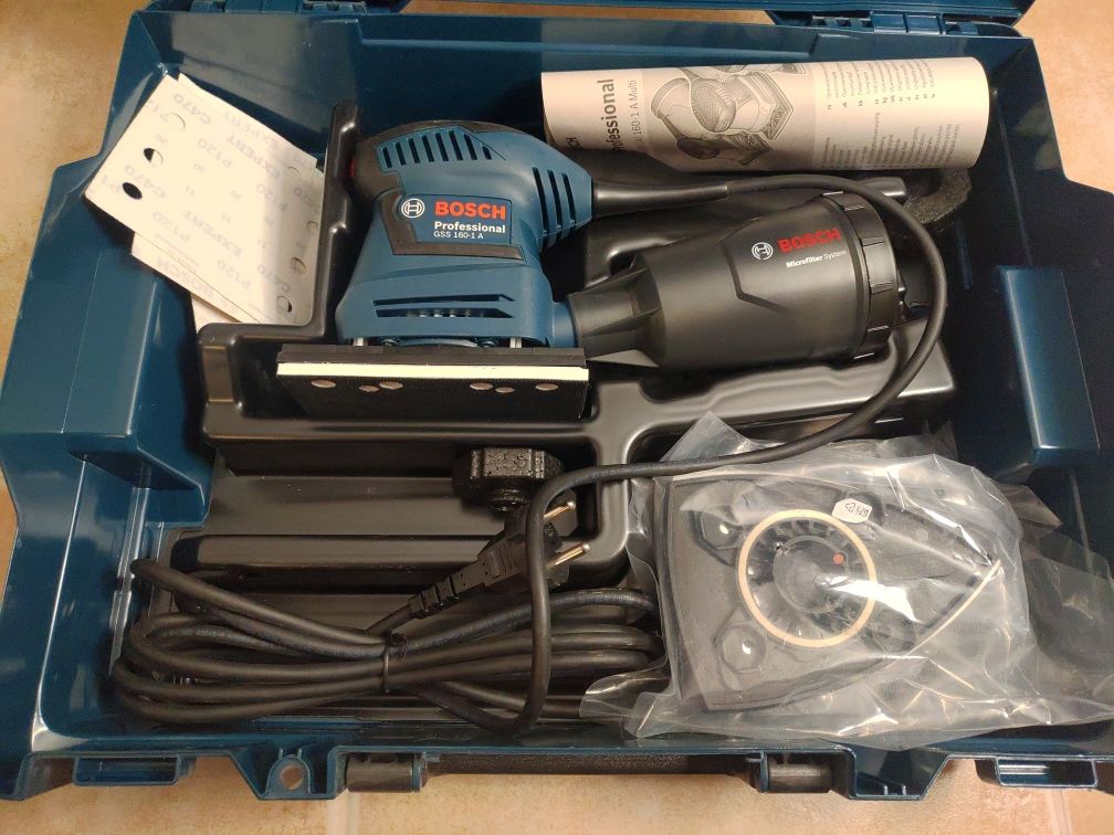 Bosch Professional GSS 160 MULTI Lixadeira orbital (NOVA) + ofertas
