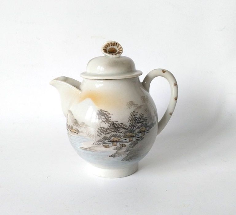 Mlecznik porcelana ręcznie malowana dzbanek dzbanuszek Japonia