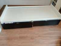 Łóżko 90 x200 drewniane z materacem