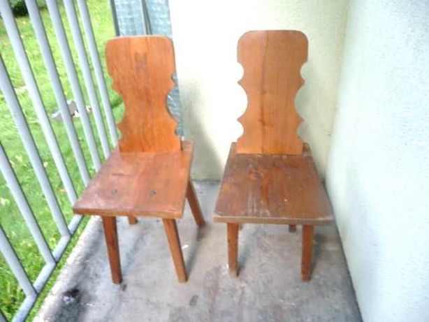 Krzesła drewniane 2szt.