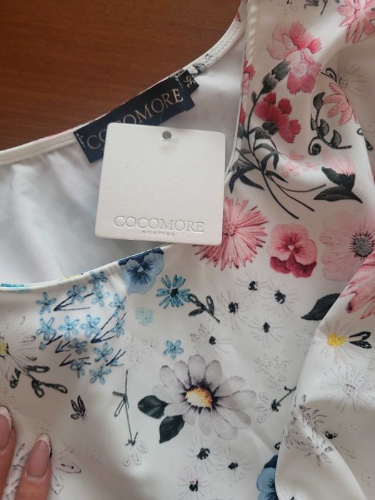 Sukienka Cocomore nowa z metka uni lub ciążowa rozmiar S falbanki