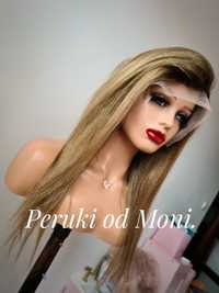 Peruka naturalna naturalny blond