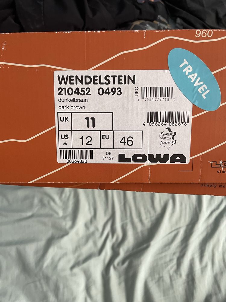 Buty Lowa Wendelstein 46 skóra zalożone 2 razy