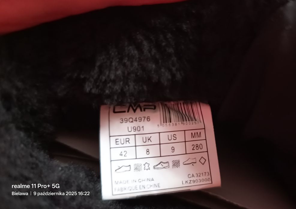 CMP Śniegowce damskie Harma Wmn Snow Boot Wp 39Q4976 Czarny Rozmiar 42