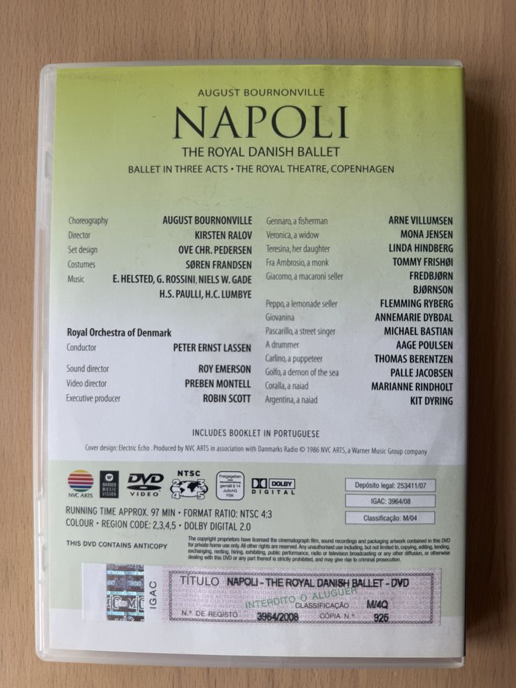 DVD “Napoli”- Ballet