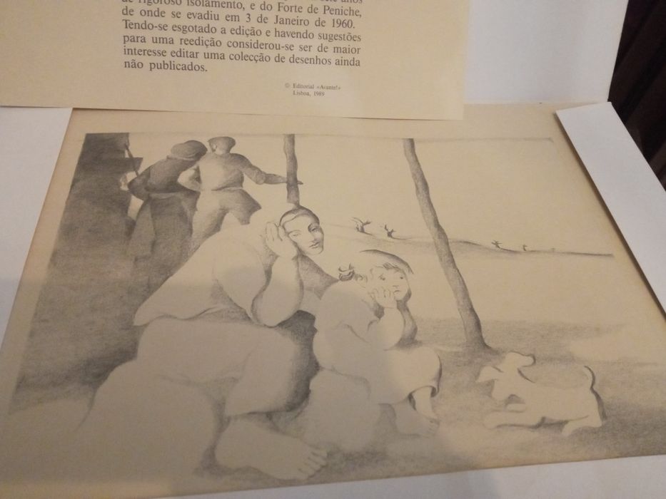 Obras inéditas de Álvaro Cunhal. Desenhos originais.
