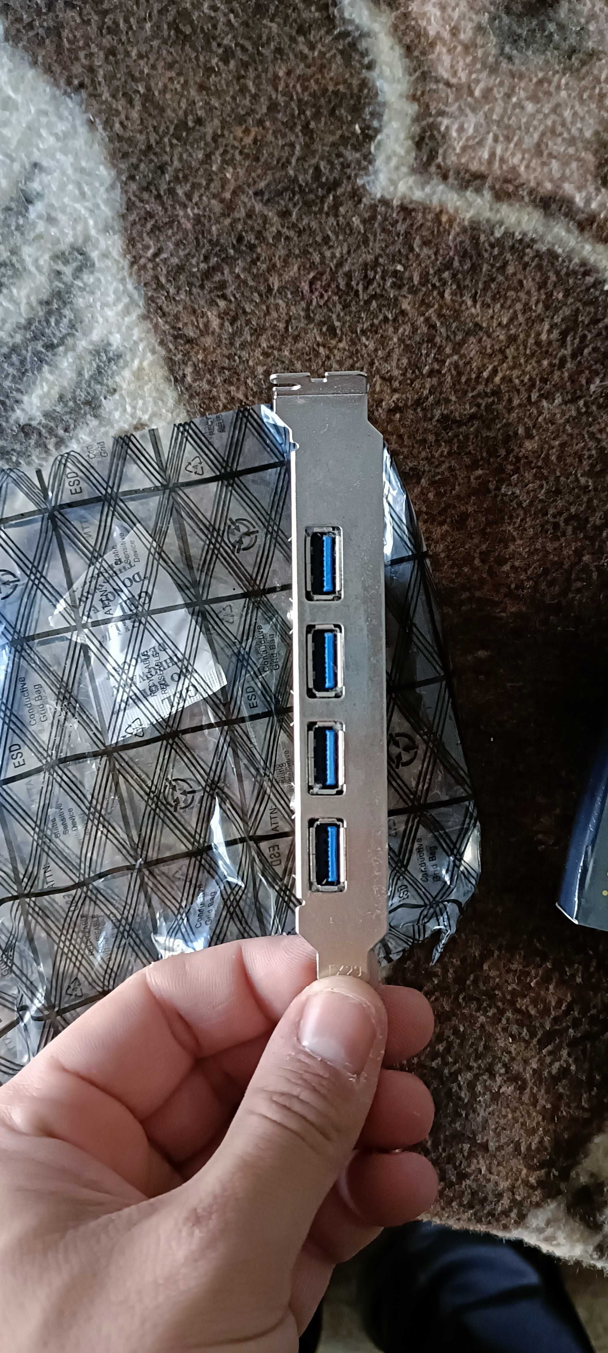 Unotec Placa PCIe 4 Portas USB 3.0
