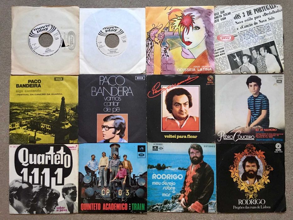 Discos de vinil singles - música portuguesa e africana