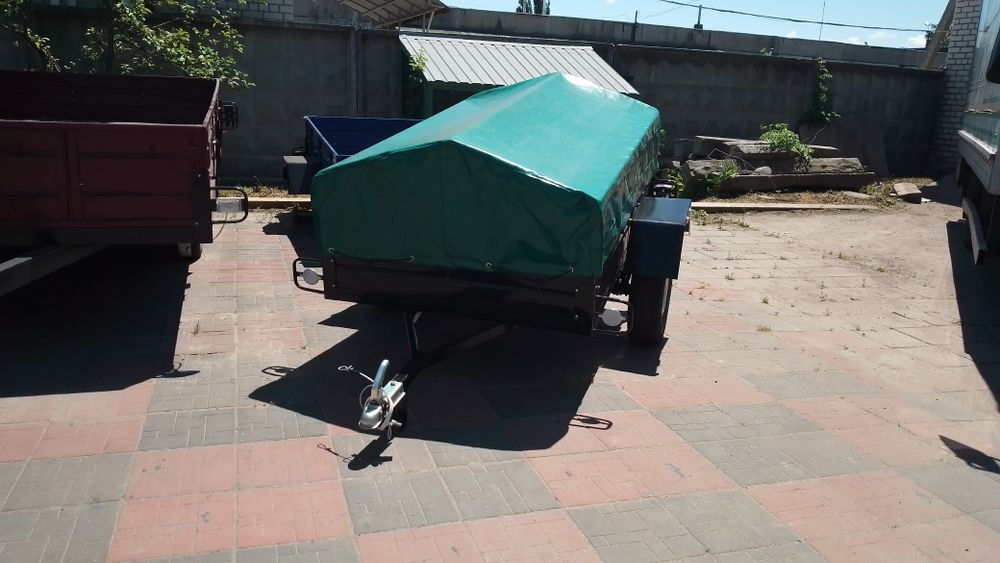 Причіп з заводу 2х-метровий у повній євро комплектації з Документами