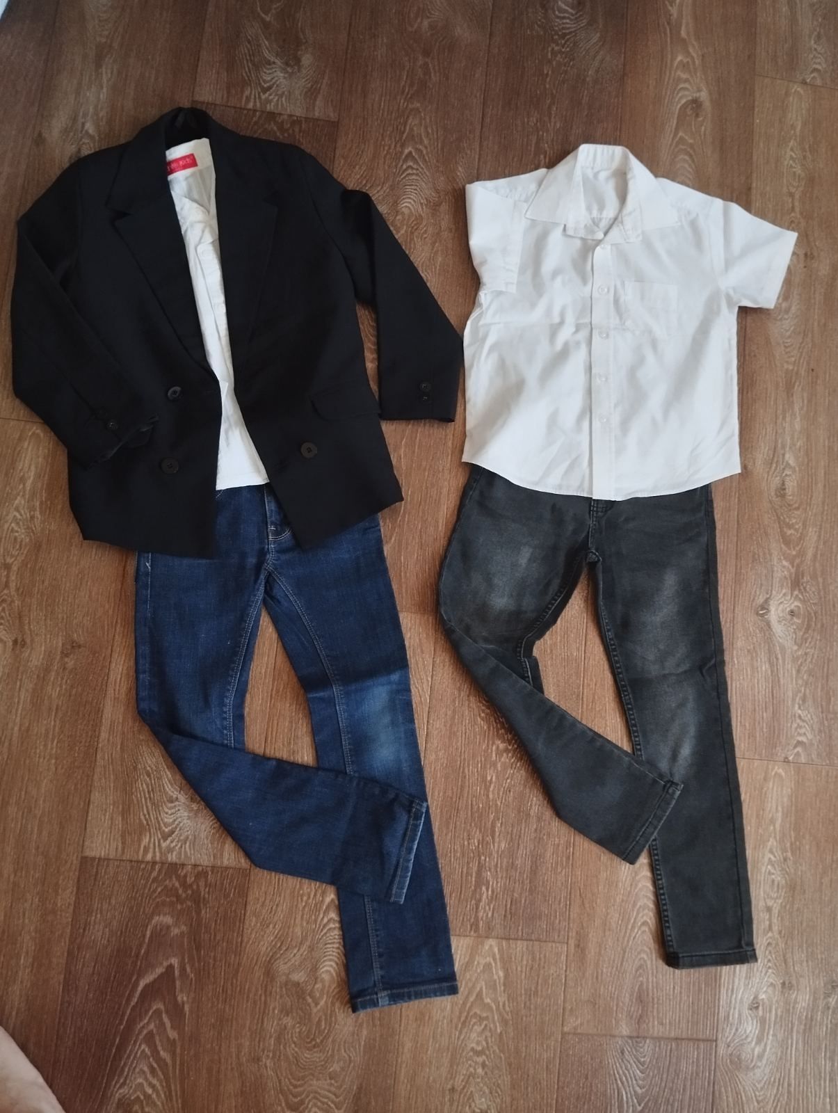 пиджак костюм штаны джинсы брюки рубашка для мальчика 6/7 лет 116/122