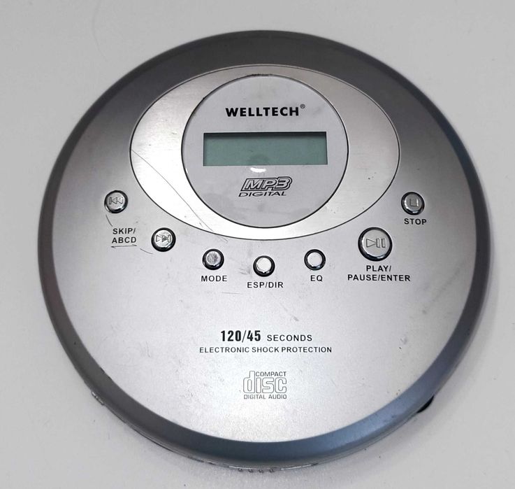 Leitor de disco portátil Welltech.