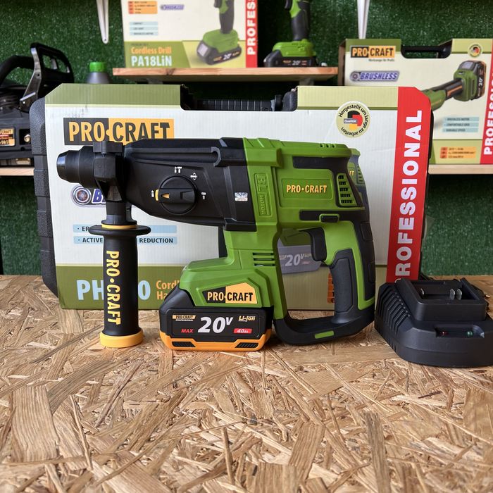 Акумуляторний Перфоратор Procraft PHA40 Кейс Патрон SDS+