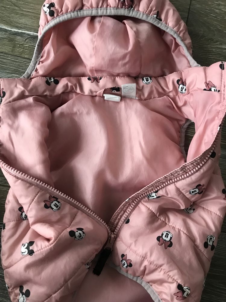 Kamizelka , bezrękawnik myszka minnie r.80 HM