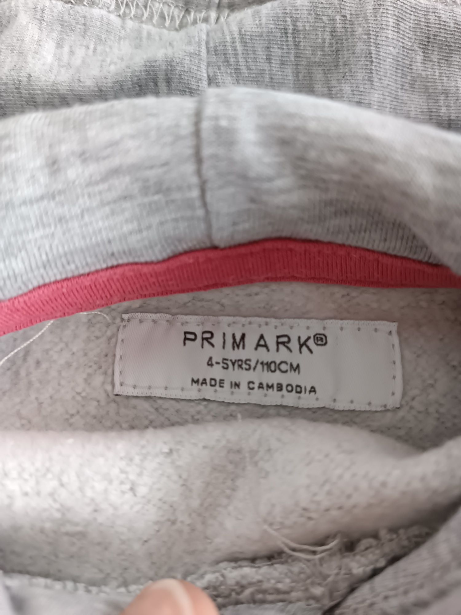 Bluza dla dziewczynki dziewczęca Primark 110 z kapturem