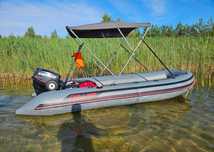 Ponton z silnikiem wędkarski, turystyczny Elling 430 + Evinrude 30km