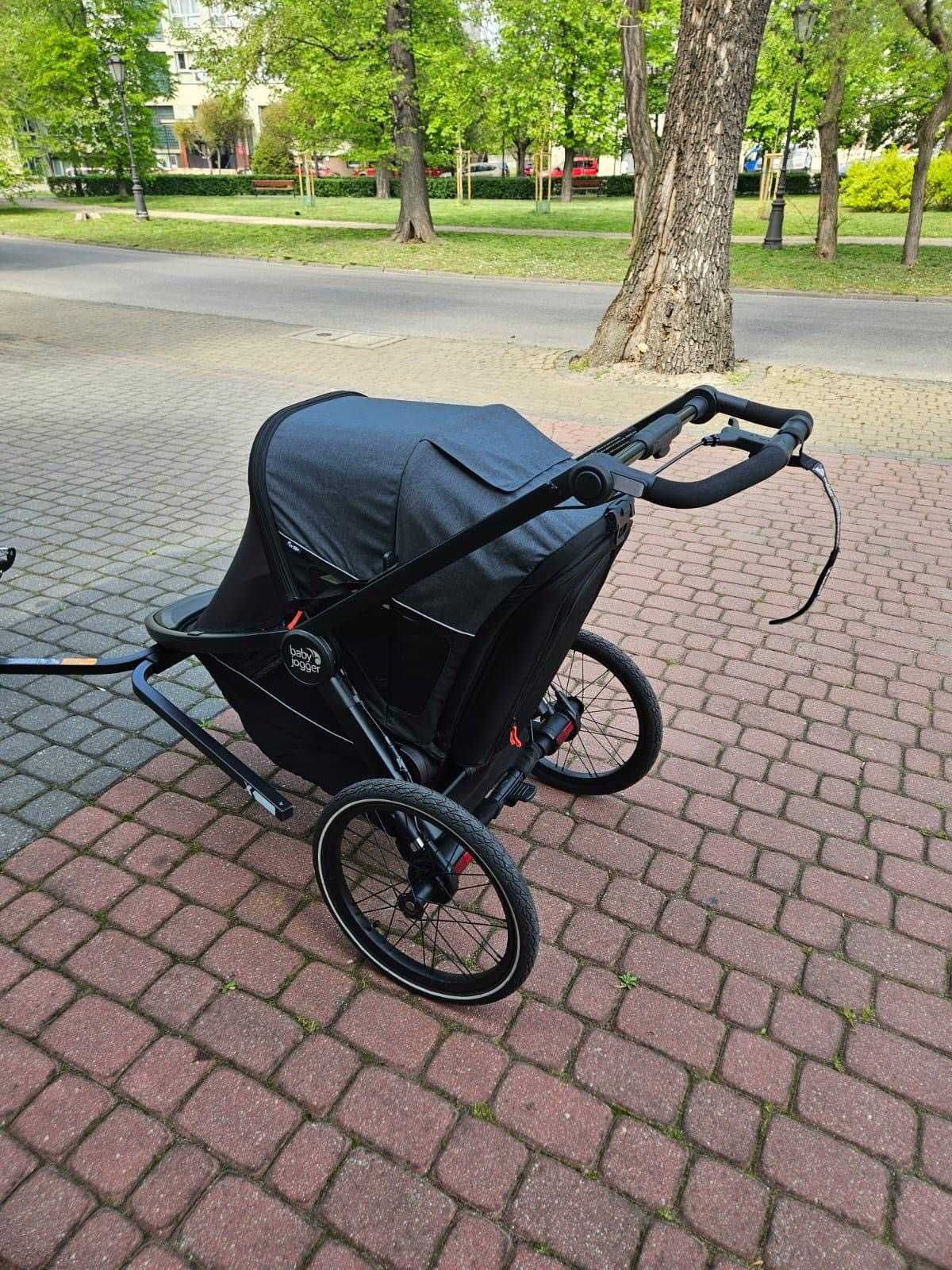 Baby Jogger City Prix wózek biegowy i przyczepka