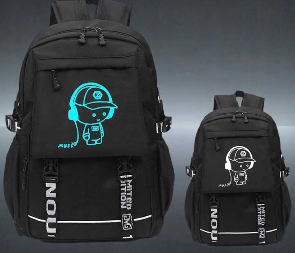 Школьный рюкзак.Молодежный школьный портфель.Городской светится рюкзак