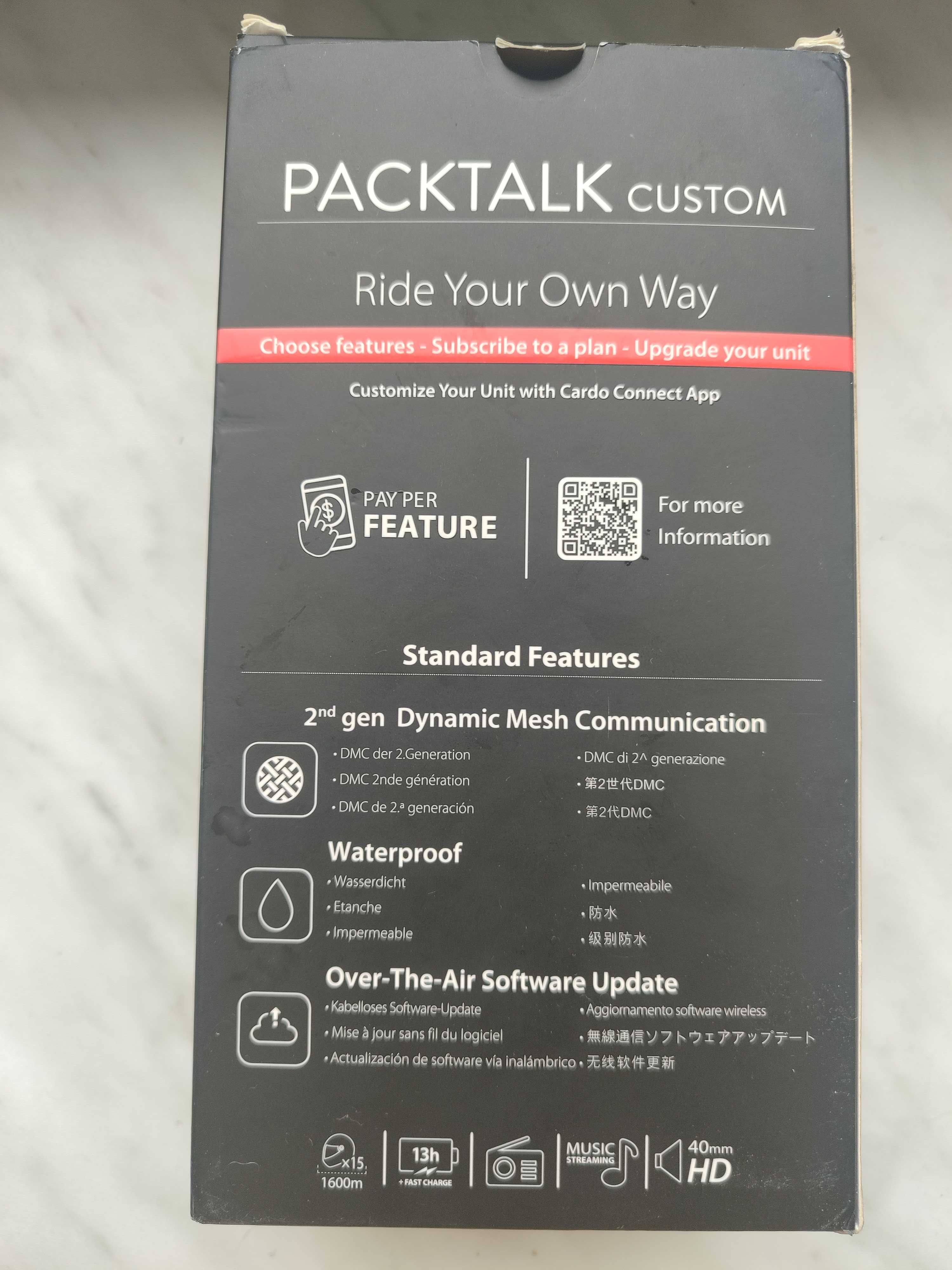 Мото гарнітура Cardo Packtalk Custom з DMC (аналог Packtalk Edge)