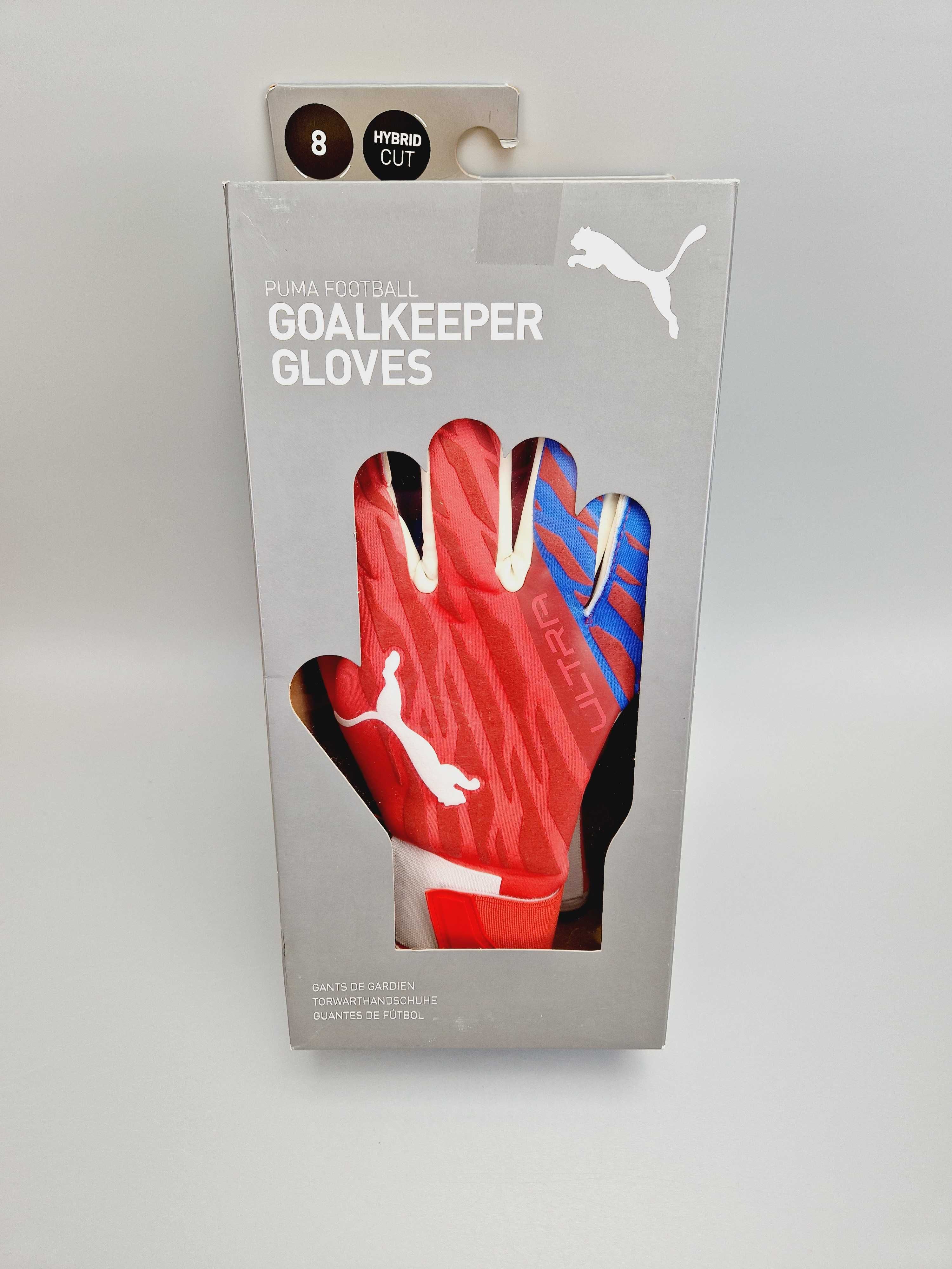 Rękawice Bramkarskie PUMA ULTRA Grip Hybrid 1Pro roz. 8 orange