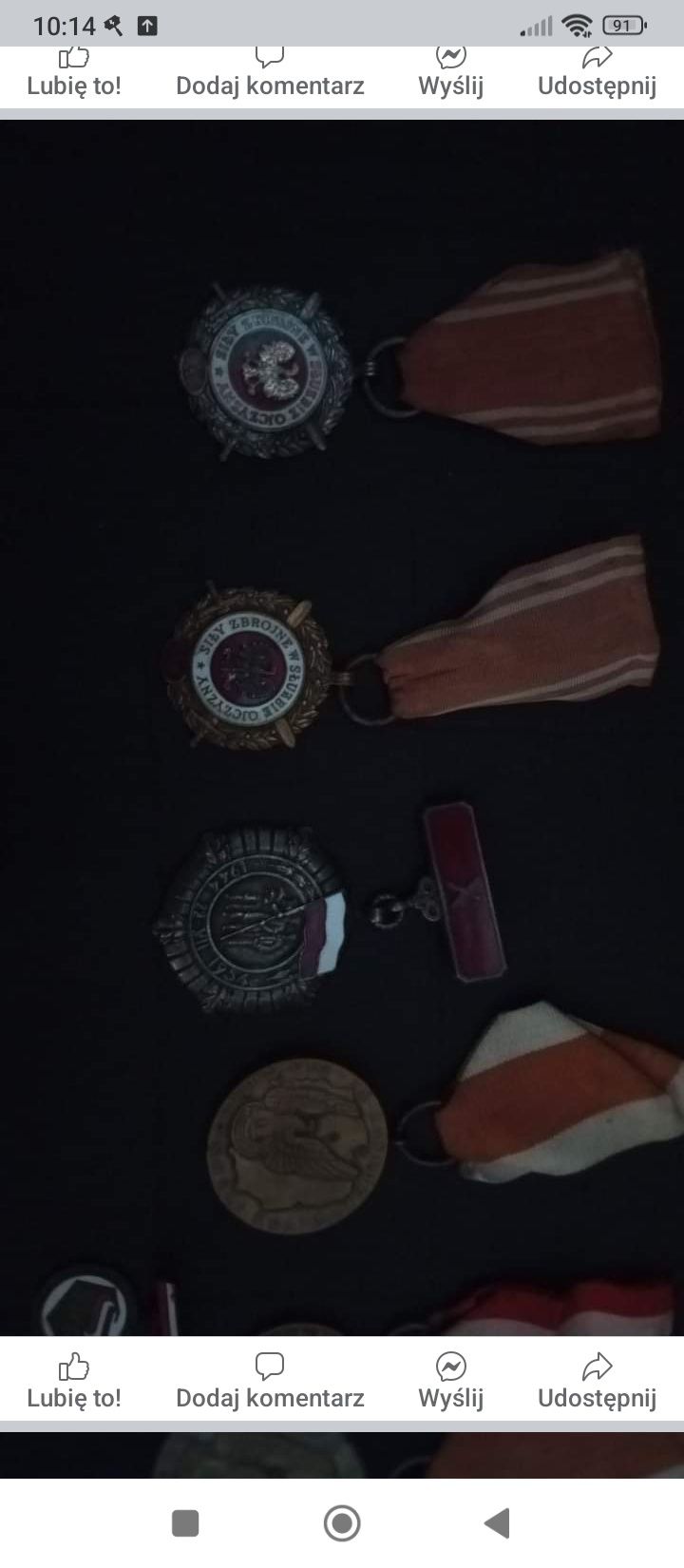 Medale wojskowe rozne