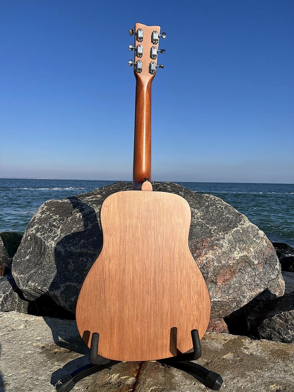 Акустическая мини гитара YAMAHA GR1 Тревел гитара с чехлом