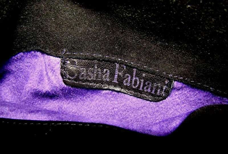 Шикарные итальянские кожаные ботфорты Sasha Fabiani р.36