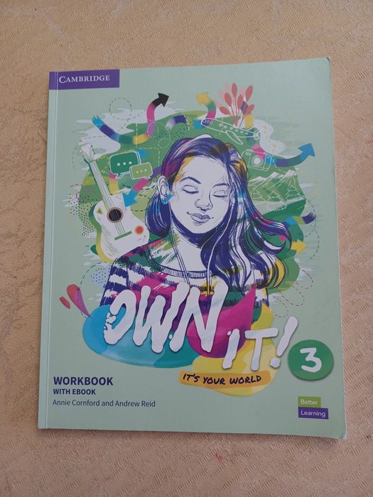 Caderno - Own it! Level 3 Workbook 
marca: CAMBRIDGE