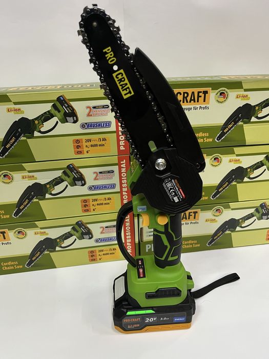 Акумуляторна пила Procraft PKA22Li безщ/ без АКБ та ЗП/ 2шини 2ланцюги