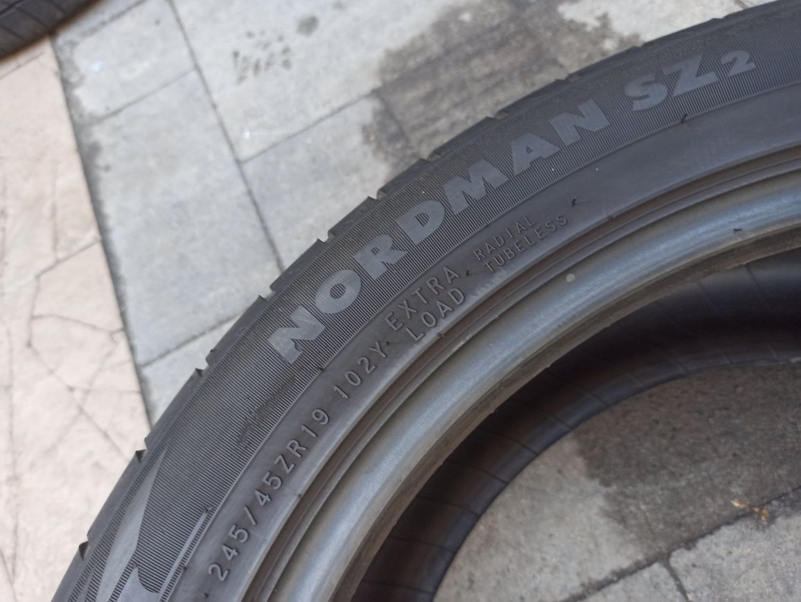 Летняя резина ПАРА 245/45 R19 Nokian Nordman SZ