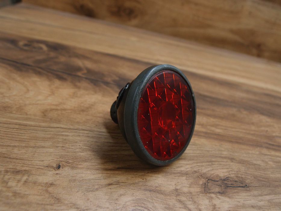 tylna lampka rowerowa A.HESSMERT BOLLWERK szkło odblaskowe Opel 1930's