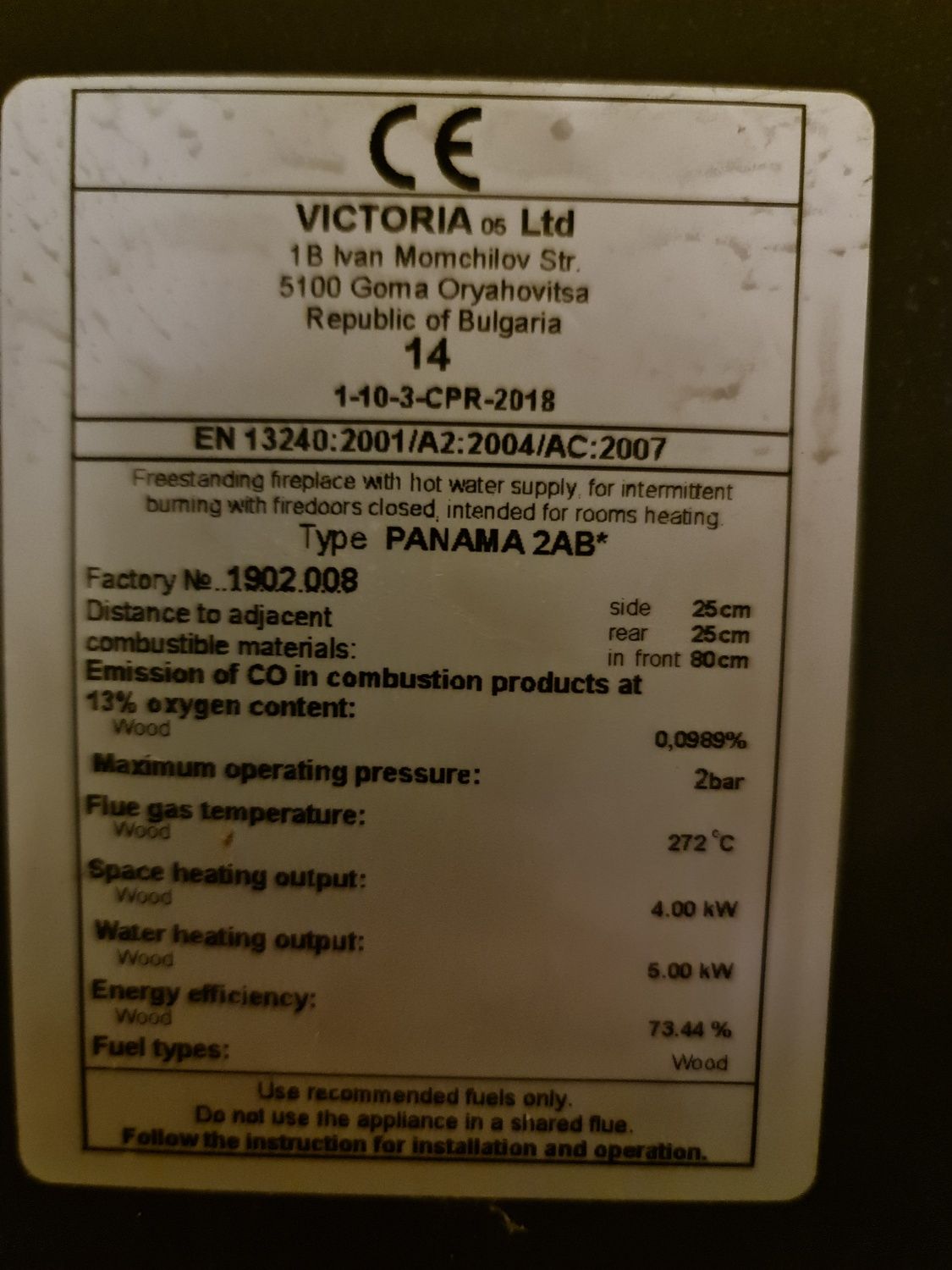 Piec kominkowy z płaszczem wodnym panama narożny 2AB