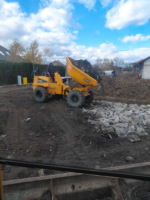 Sieci i przyłącza wod-kan,deszczówka,prace ziemne,fundamenty,transport