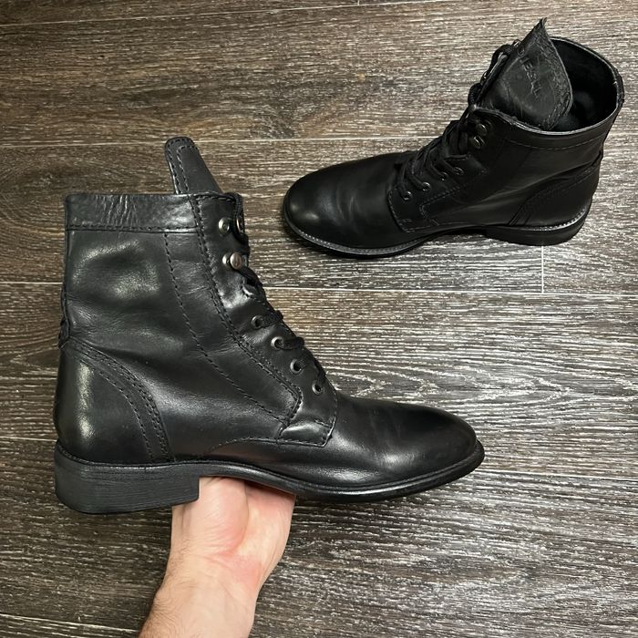 DIESEL оригінальні чоловічі шкіряні черевики дізель Y2K new rock