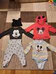 Zestaw Myszka Miki Disney 74, ubranka dla chłopca 74 Myszka Miki  H&M