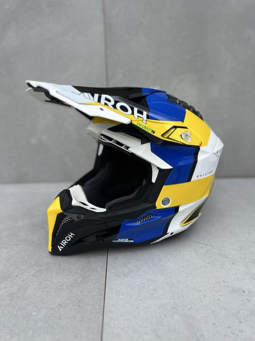 AIROH AVIATOR 3  monarch kask motocyklowy  S enduro cross offroad NOWY