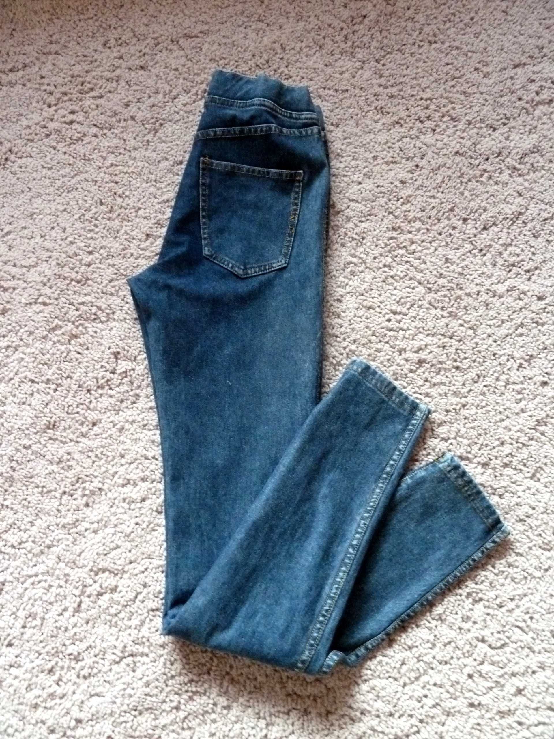 Tregginsy jeansy spodnie H&M - jak nowe
