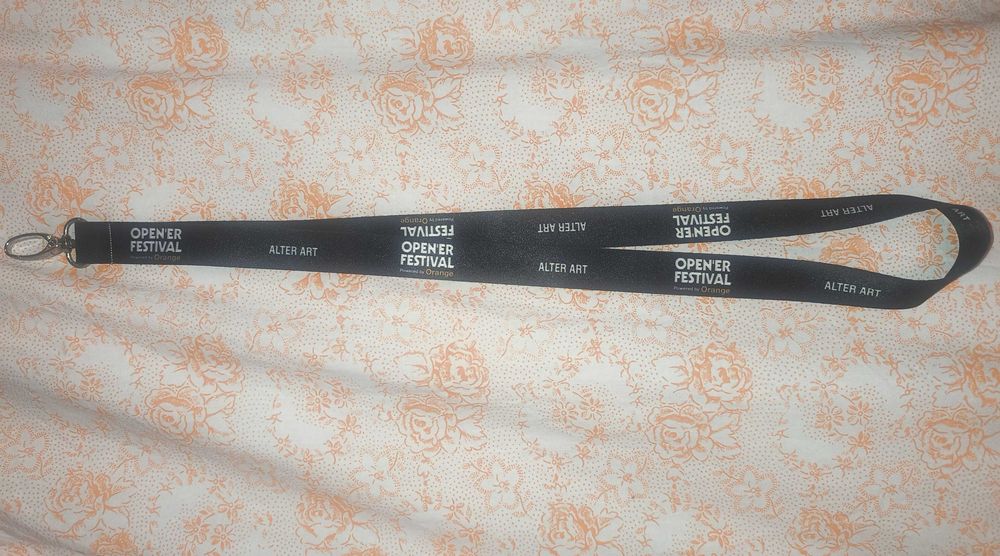 Smycz Opener Open'er Festival festiwal Gdynia używana pamiątka