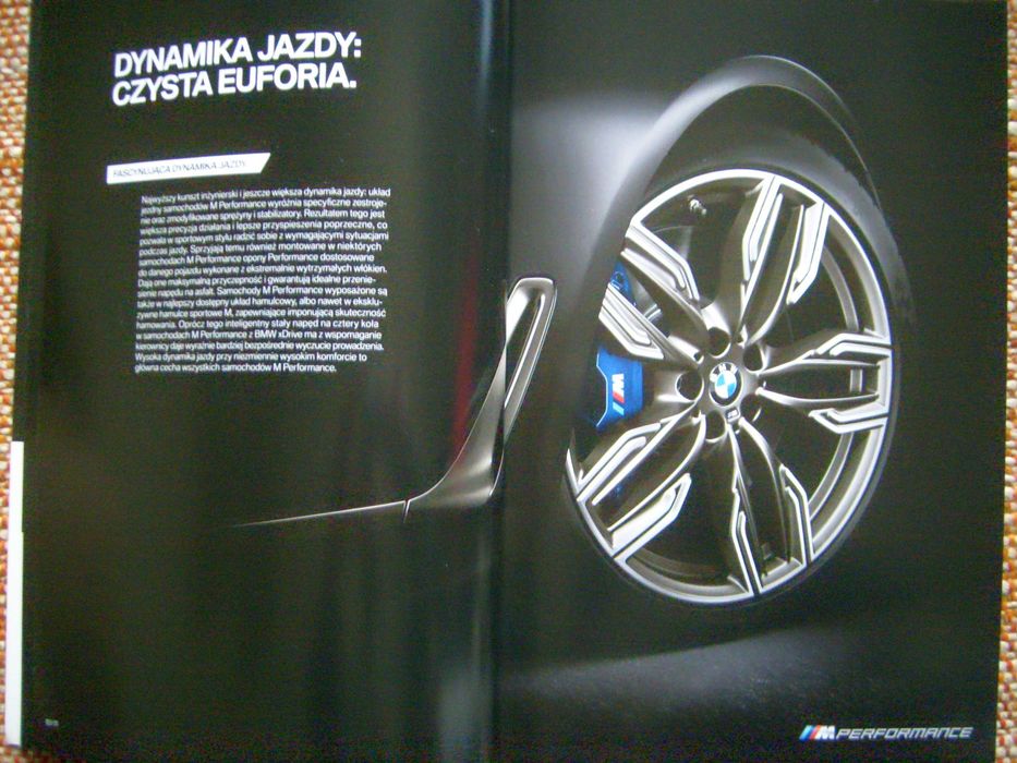 BMW M-PERFORMANCE 2017 POLSKA - prospekt 44 str., stan BDB (2nd)